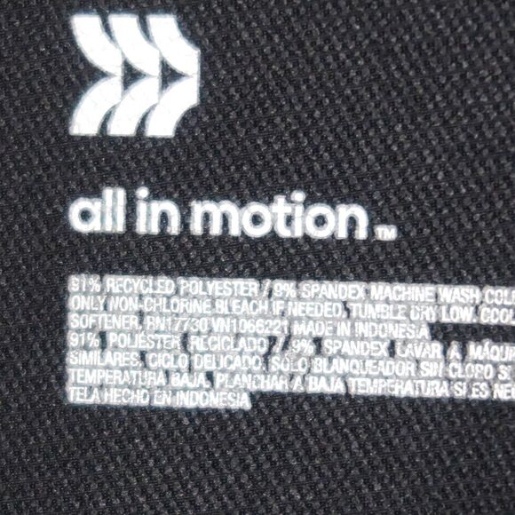 All In Motion Mens Active Shorts Size‎ 38 Black Running Lightweight Gym - Picture 7 of 9